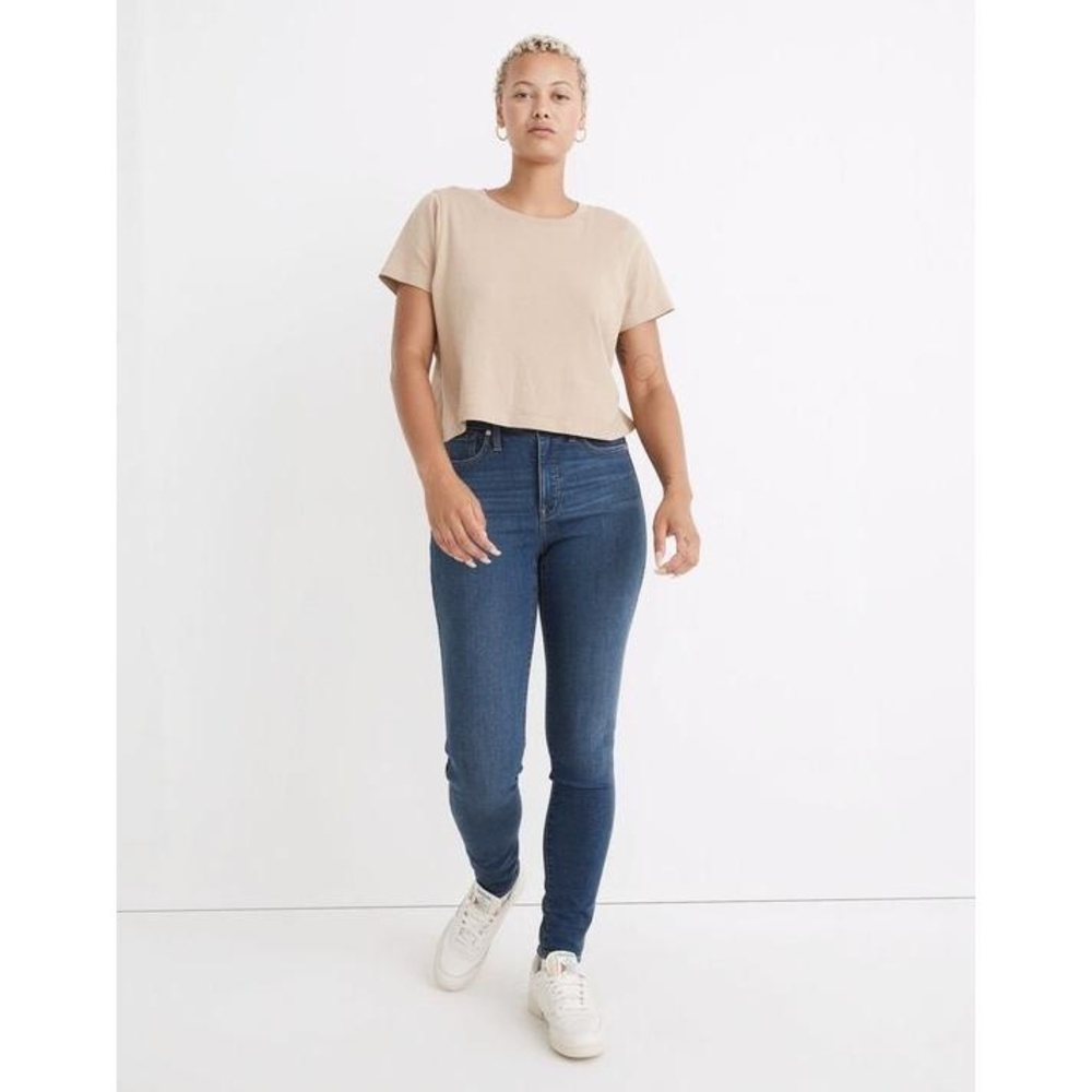 MADEWELL NWOT Curvy High-Rise Skinny Jeans in Coronet Wash Blue-Size 24W - Picture 3 of 13